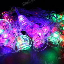 Гирлянда Нить/Колокольчик RGB цвет 4м