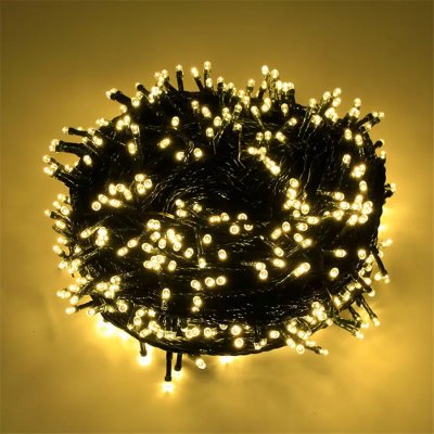 Гирлянда Нить Leon led, постоянное свечение, тёплый белый цвет 35м