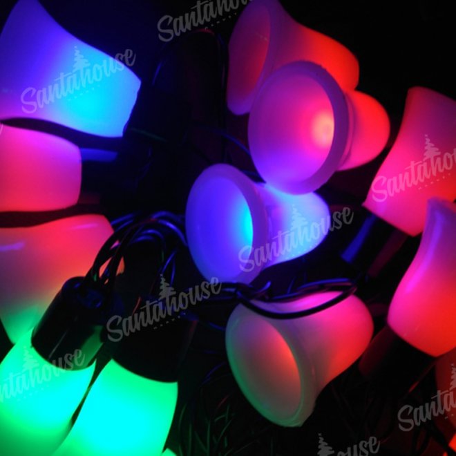 Гирлянда Нить/Колокольчик RGB цвет 4м