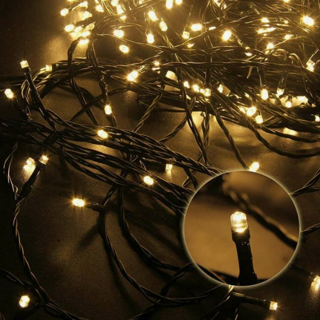 Гирлянда Нить, теплый белый, ip44, 7м Гирлянда Нить, теплый белый, ip44, 7м